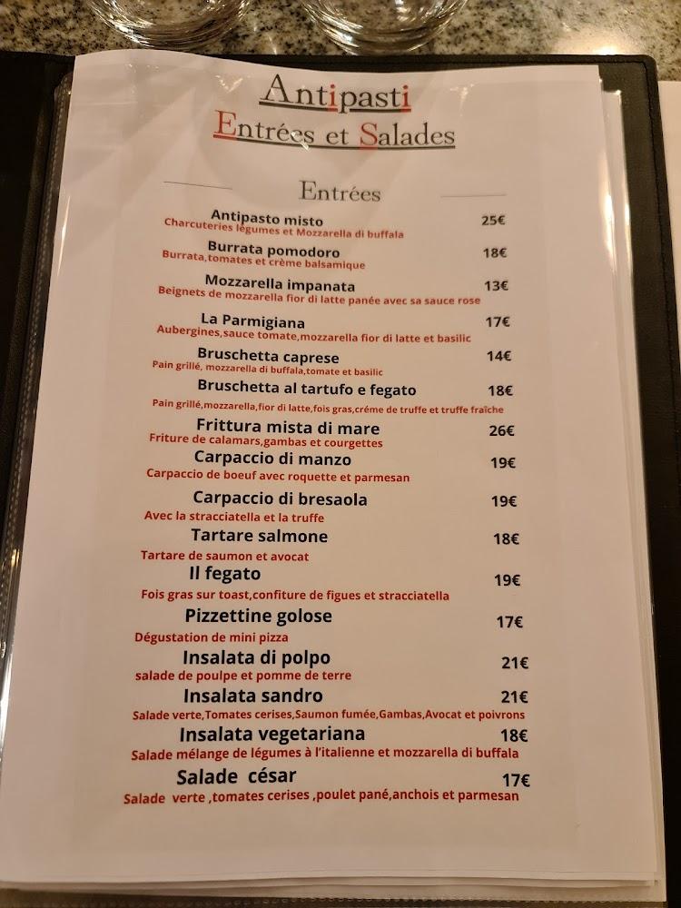 LA TRATTORIA D'AUTEUIL - Menu Image 2